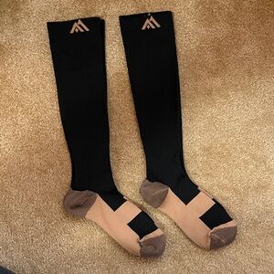 Copper Infused Compression Socks- 2 pair